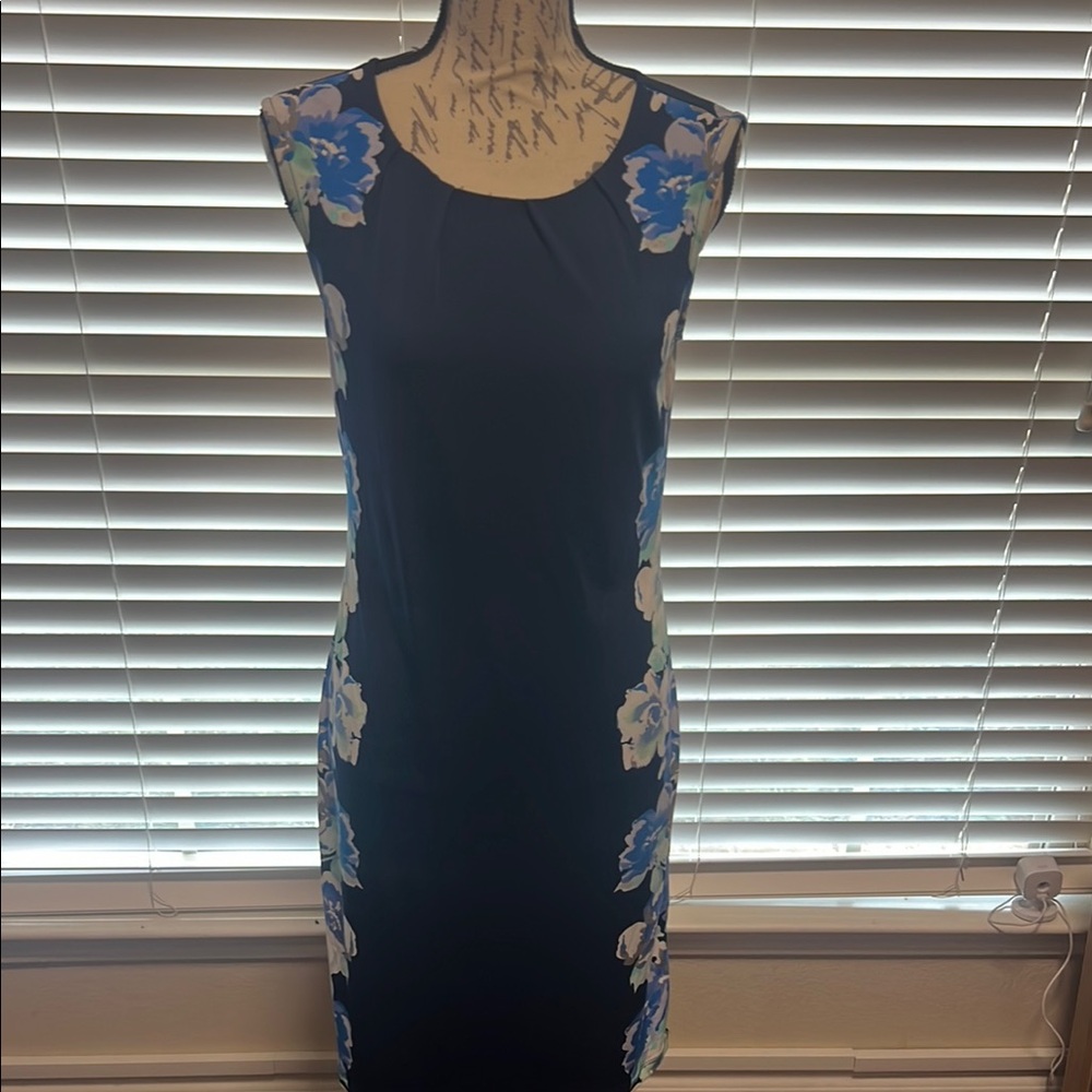 Elegant Black Floral Dress